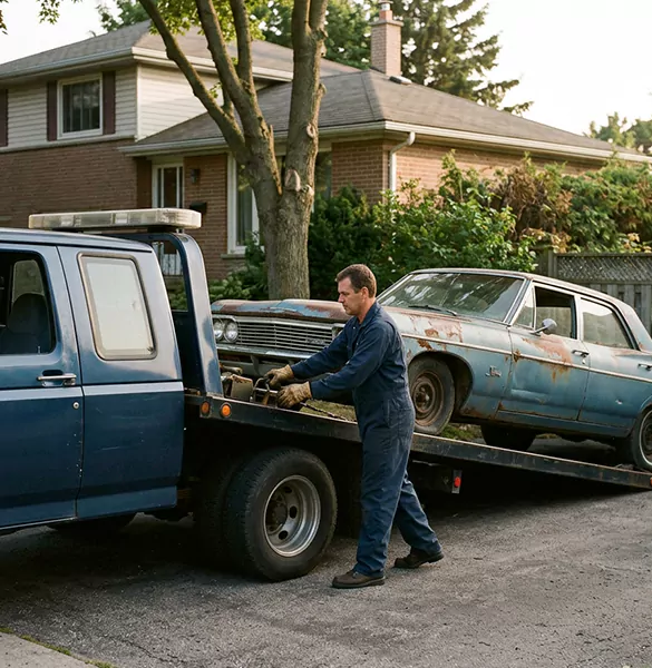 Trusted old car removal service in Buffalo, NY