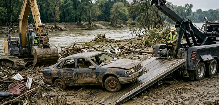 Same Day Flood Damaged Car Pick Up in Buffalo