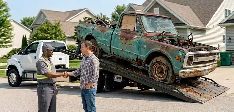 Non-Running Junk Truck Removal in Buffalo