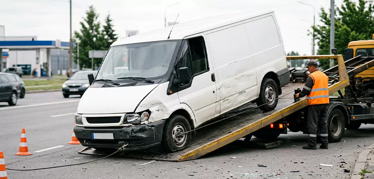 Damaged Van Removal in Buffalo