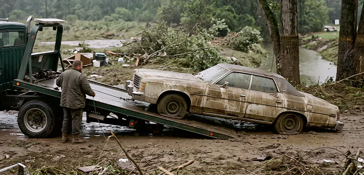 Flood-Damaged Junk Car Disposal in Buffalo